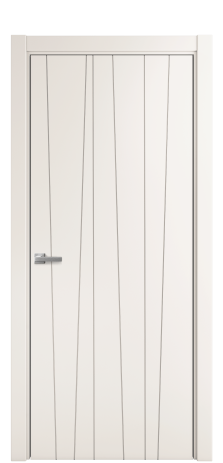 Дверь межкомнатная Lingo 03 Цвет Молочный Покрытие Эмаль  Наличник L 75 Цена 35975