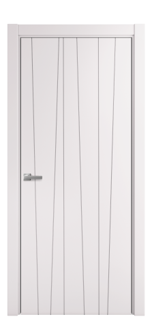 Дверь межкомнатная Lingo 03 Цвет Крем Покрытие Эмаль  Наличник L 75 Цена 35975