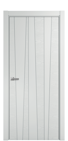 Дверь межкомнатная Lingo 03 Цвет Облачный Brash Покрытие Эмаль брашированная  Наличник L 75 Цена 42075