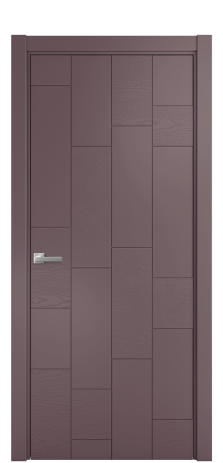 Дверь межкомнатная Lingo 04 Цвет Лиловый Brash Покрытие Эмаль брашированная  Наличник L 75 Цена 42075