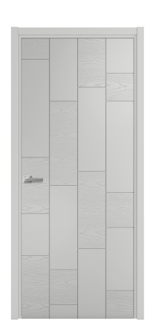 Дверь межкомнатная Lingo 04 Цвет Телегрей Brash Покрытие Эмаль брашированная  Наличник L 50 Цена 46325