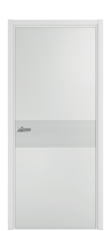 Дверь межкомнатная Mezzo 01 Цвет Облачный Покрытие Эмаль  Наличник L 50 Цена 42625