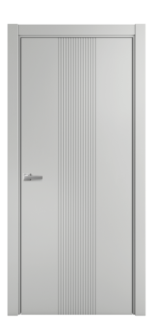 Дверь межкомнатная Mezzo 11 Цвет Телегрей Покрытие Эмаль  Наличник L 75 Цена 38925