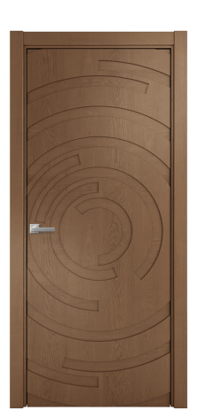 Дверь межкомнатная Капричио 02 Цвет Дуб Темный Покрытие Шпон натуральный  Наличник L 75 Цена 64550