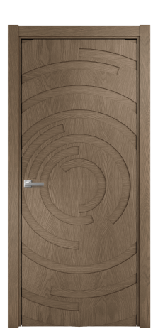 Дверь межкомнатная Capriccio 02 Цвет Дуб Мускат Покрытие Шпон натуральный  Наличник L 75 Цена 61950