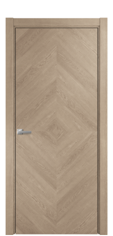 Дверь межкомнатная Unit 02 Цвет Дуб Песочный Покрытие Шпон натуральный  Наличник L 75 Цена 58050