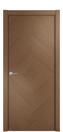 Дверь межкомнатная Юнит 02 Цвет Дуб Темный Покрытие Шпон натуральный  Наличник L 75 Цена 58050