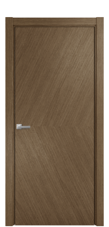 Дверь межкомнатная Unit 03 Цвет Дуб Шоколад Покрытие Шпон масло  Наличник L 75 Цена 56675
