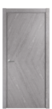 Дверь межкомнатная Юнит 03 Цвет Дуб Кварц Покрытие Шпон натуральный  Наличник L 75 Цена 54050