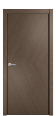 Дверь межкомнатная Unit 03 Цвет ESPRESSO 1604C Покрытие Шпон Fine Line  Наличник L 75 Цена 38079