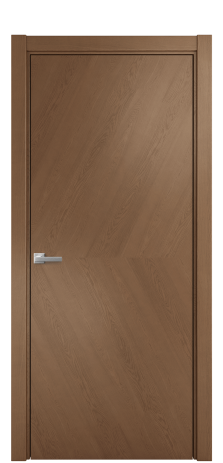 Дверь межкомнатная Unit 03 Цвет Дуб Темный Покрытие Шпон натуральный  Наличник L 75 Цена 54600