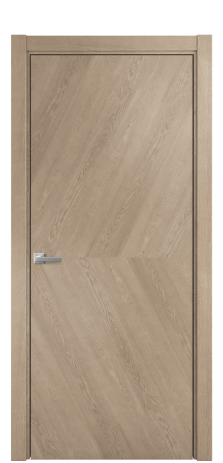 Дверь межкомнатная Unit 03 Цвет Дуб Песочный Покрытие Шпон натуральный  Наличник L 75 Цена 49500