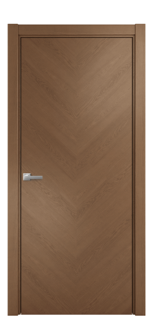 Дверь межкомнатная Юнит 04 Цвет Дуб Темный Покрытие Шпон натуральный  Наличник L 75 Цена 54050