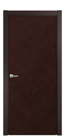 Дверь межкомнатная Unit 04 Цвет Мореный Дуб Покрытие Шпон натуральный  Наличник L 75 Цена 54600