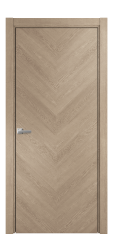 Дверь межкомнатная Unit 04 Цвет Дуб Песочный Покрытие Шпон натуральный  Наличник L 75 Цена 49500