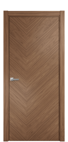 Дверь межкомнатная Unit 05 Цвет Американский Орех Покрытие Шпон натуральный  Наличник L 75 Цена 53825