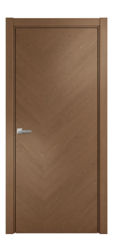 Дверь межкомнатная Unit 05 Цвет Дуб Темный Покрытие Шпон натуральный  Наличник L 75 Цена 54600