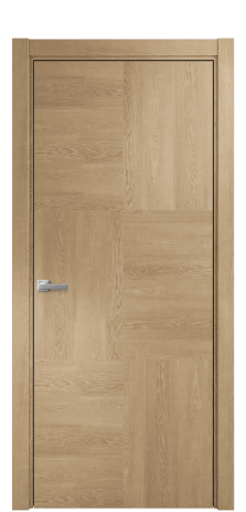 Дверь межкомнатная Unit 06 Цвет Дуб Светлый Покрытие Шпон натуральный  Наличник L 75 Цена 52800