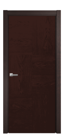 Дверь межкомнатная Unit 06 Цвет Мореный Дуб Покрытие Шпон натуральный  Наличник L 75 Цена 52800