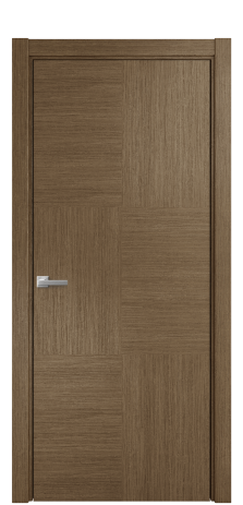 Дверь межкомнатная Unit 06 Цвет Дуб Шоколад Покрытие Шпон масло  Наличник L 75 Цена 52225