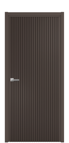 Дверь межкомнатная Spline Цвет Коричневый Покрытие Эмаль  Наличник L 50 Цена 59745