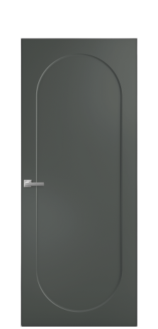 Дверь межкомнатная Ансе 1 Цвет Пихтовый Покрытие Эмаль  Наличник Скрытый короб хром Цена 45893