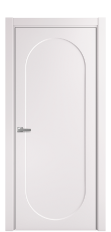 Дверь межкомнатная Ансе 1 Цвет Крем Покрытие Эмаль  Наличник L 75 Цена 44475