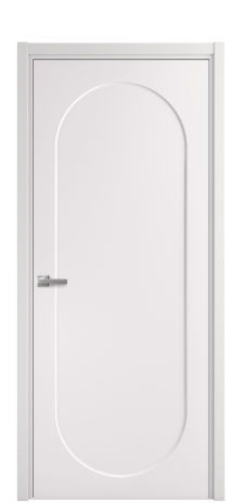 Дверь межкомнатная Anse 1 Цвет Крем Покрытие Эмаль  Наличник L 50 Цена 52175