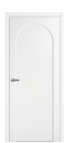 Дверь межкомнатная Anse 2 Цвет Белый Покрытие Эмаль  Наличник L 50 Цена 44475