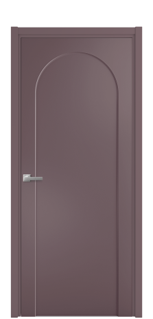 Дверь межкомнатная Ансе 2 Цвет Лиловый Покрытие Эмаль  Наличник L 50 Цена 45918