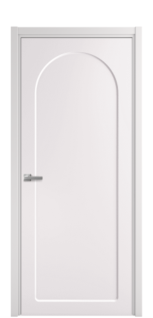 Дверь межкомнатная Anse 3 Цвет Крем Покрытие Эмаль  Наличник L 50 Цена 52175