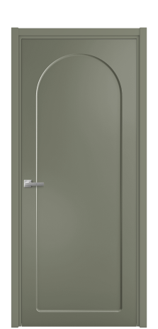 Дверь межкомнатная Anse 3 Цвет Зеленый Покрытие Эмаль  Наличник L 50 Цена 52175