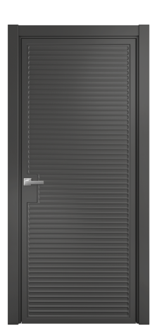 Дверь межкомнатная Space 01 Цвет Антрацит Покрытие Эмаль  Наличник L 75 Цена 47325
