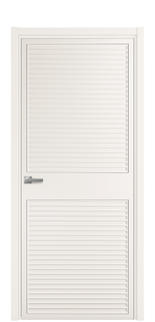 Дверь межкомнатная Space 02 Цвет Молочный Покрытие Эмаль  Наличник L 50 Цена 49475