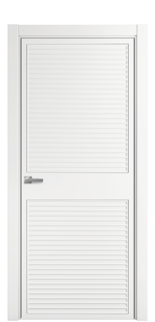 Дверь межкомнатная Спейс 02 Цвет Белый Покрытие Эмаль  Наличник L 75 Цена 49475