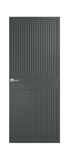 Дверь межкомнатная Space 22 Цвет Пихтовый Покрытие Эмаль  Наличник Скрытый короб хром Цена 68303