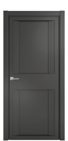 Дверь межкомнатная Podio 01 Цвет Антрацит Покрытие Эмаль  Наличник L 75 Цена 69975