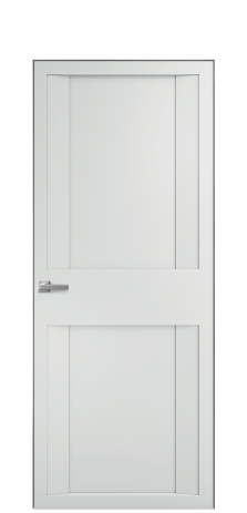 Дверь межкомнатная Podio 01 Цвет Облачный Покрытие Эмаль  Наличник Скрытый короб хром Цена 85850