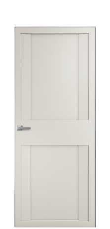 Дверь межкомнатная Podio 01 Цвет Дымчатый Покрытие Эмаль  Наличник Скрытый короб хром Цена 85850