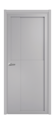 Дверь межкомнатная Подио 02 Цвет Галечный Покрытие Эмаль  Наличник L 50 Цена 51168