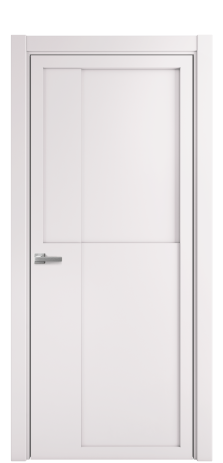 Дверь межкомнатная Podio 02 Цвет Крем Покрытие Эмаль  Наличник L 75 Цена 69975