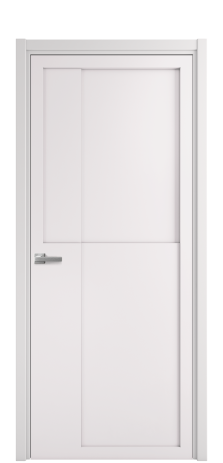 Дверь межкомнатная Podio 02 Цвет Крем Покрытие Эмаль  Наличник L 50 Цена 76875