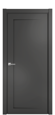 Дверь межкомнатная Podio 03 Цвет Антрацит Покрытие Эмаль  Наличник L 75 Цена 69975