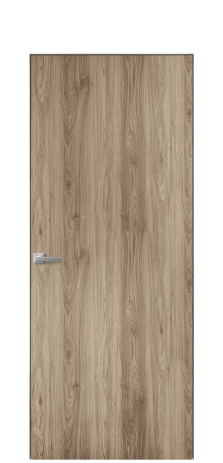 Дверь межкомнатная Порте 39-00 пвх Цвет Орех смоук Покрытие ПВХ ПОД ДЕРЕВО Наличник Скрытый короб хром Цена 33900