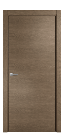 Дверь межкомнатная Porte 39-00 Цвет Дуб Мускат Покрытие Шпон натуральный горизонталь Наличник L 75 Цена 40538