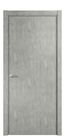 Дверь межкомнатная Porte 39-00 Цвет Скол камня грей Покрытие ПВХ ORIGINAL Наличник Скрытый короб хром Цена 34904