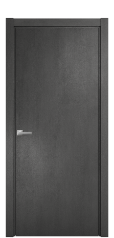 Дверь межкомнатная Porte 39-00 Цвет Камень темный Покрытие ПВХ ORIGINAL Наличник Скрытый короб хром Цена 34904