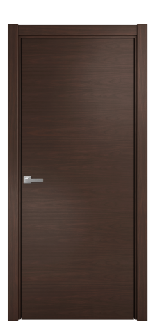Дверь межкомнатная Porte 39-00 Цвет Каштановый Орех Покрытие Шпон натуральный горизонталь Наличник L 75 Цена 44125