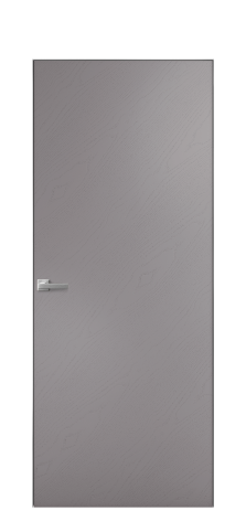 Дверь межкомнатная Porte 39-00 Цвет Ясень Ирис Покрытие Шпон крашеный диагональ Наличник Скрытый короб хром Цена 54725