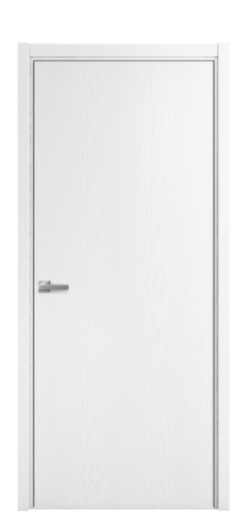 Дверь межкомнатная Porte 39-00 Цвет Ясень Белый Покрытие Шпон крашеный вертикаль Наличник L 50 Цена 41775